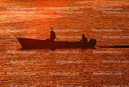 power boat, Sea of Cortez, Los Barriles, sunrise, boat, Mexico