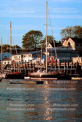 Boats, harbor, Camden, Maine