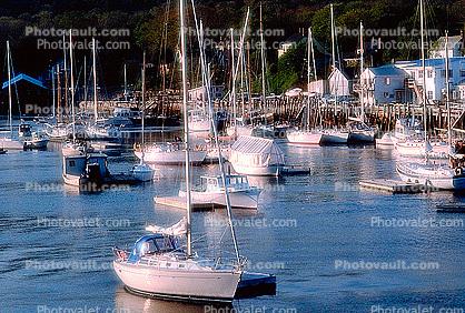 Boats, harbor, Camden, Maine