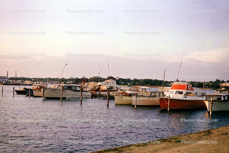 docks, boats, 1950s