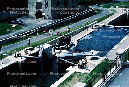The Rideau Canal, Locks, Steps, Waterway, Gates, Ottawa