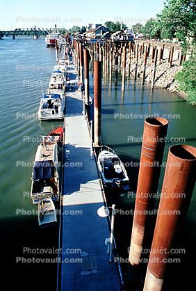 Dock, Old Sacramento Riverdock, River, Sacramento River