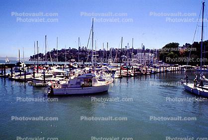 Marina, Tiburon Harbor, Docks, Marin County, California