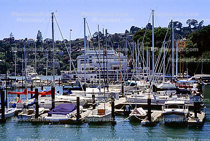 Corinthian Yacht Club, Tiburon Harbor, Docks, California