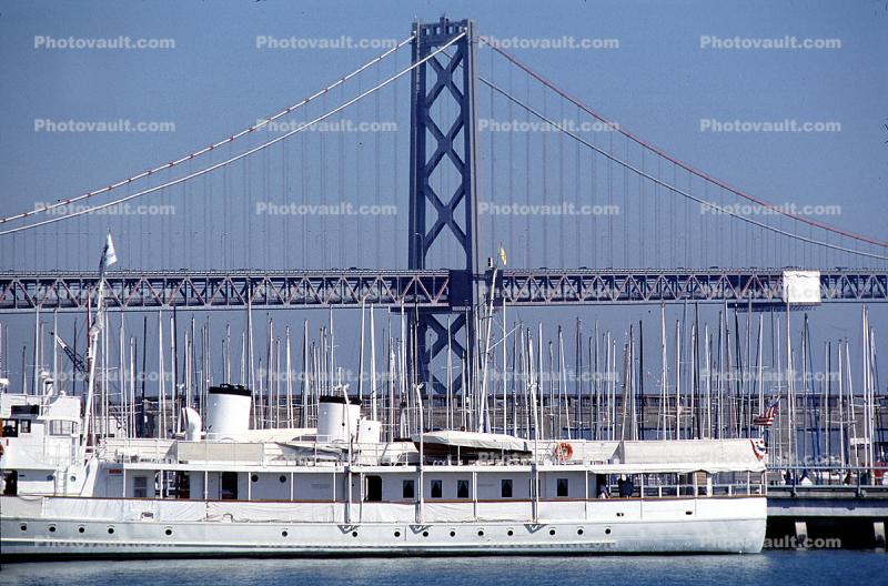 USS Potomac Presidential Yacht, San Francisco Oakland Bay Bridge