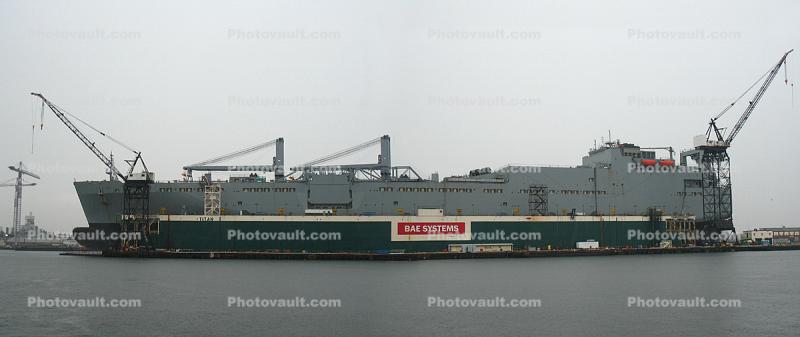 Newport News, BAE Systems, Panorama, Norfolk, Virginia