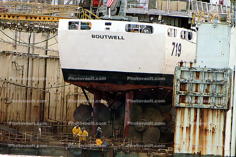 Boutwell, 719, Coast Guard Cutter, Ship Propeller, USCG