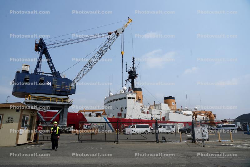Coast Guard Cutter, Ship, Crane