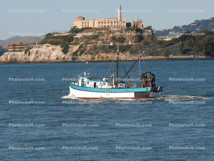 Alcatraz Island, Fishing Boat