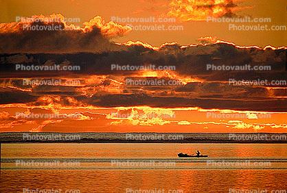 Sunset over the Lagoon, Moorea