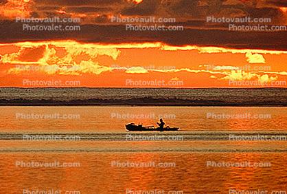 Sunset over the Lagoon, Moorea
