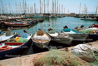 Acre, Israel, Fishing Boats, Akko, Dock, Harbor