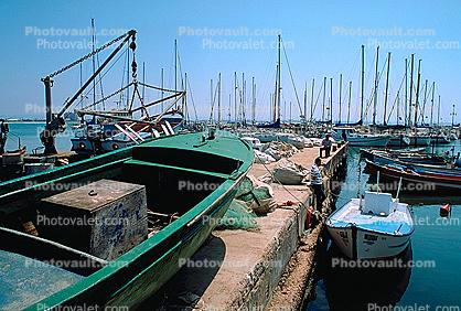 Harbor, Pier, Water, Dock, Acre, Israel, Fishing Boats, Akko