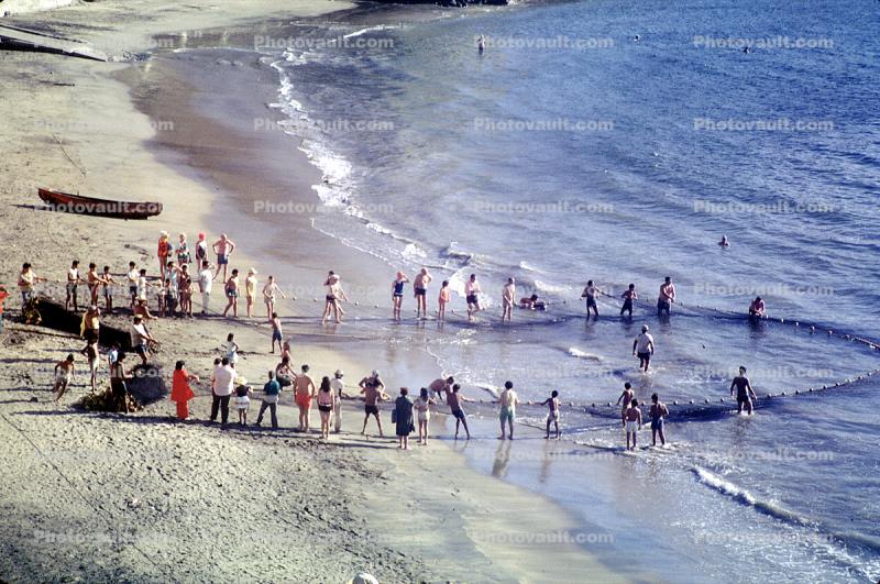 Beach, Net, sand, ocean, people, Mexico