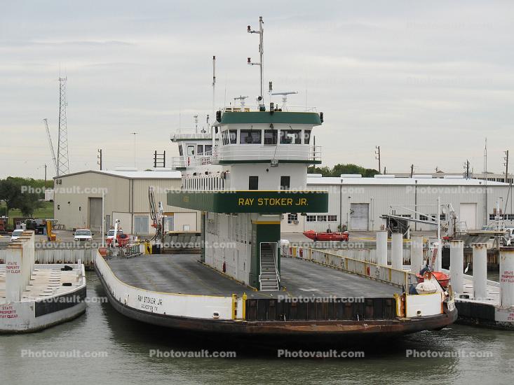 Ray Stoker Jr. Car Ferry, Galveston, Ferry, Ferryboat