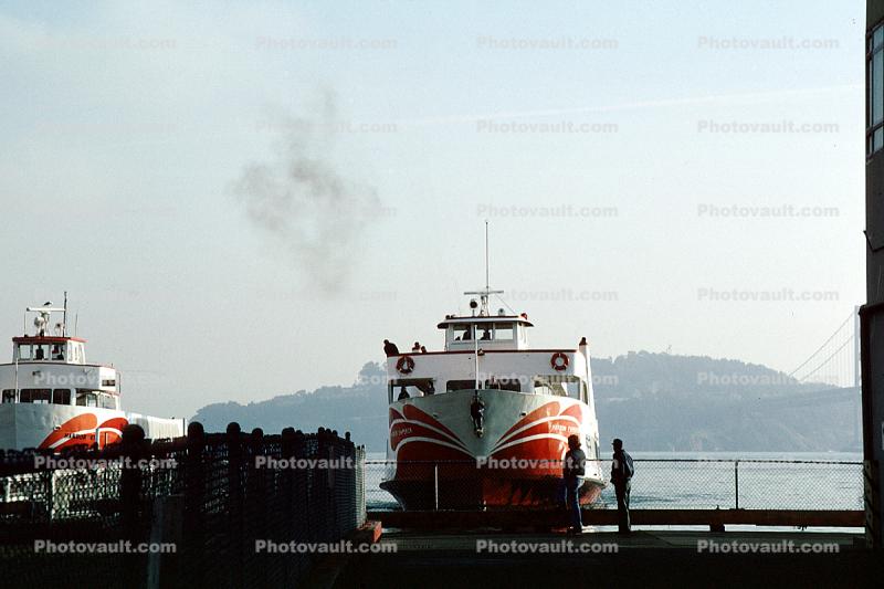 Tiburon Ferry Terminal, Red and White fleet, Marin County, Ferry, Ferryboat