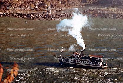 Maid of the Mist, boat, steam, 1952, 1950s