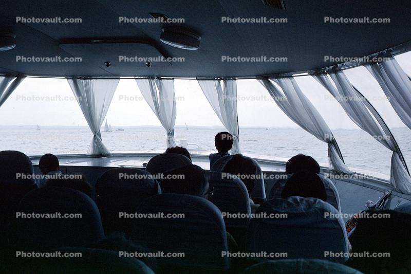 Interior of a KOMETA Hydrofoil, (Project 342ME), Passenger Ferry, Saint Petersburg, Russia