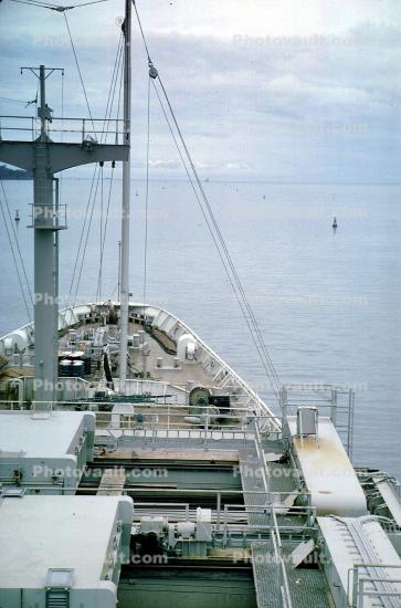 Ships Bow, Mast, near Buenaventura, 1950s