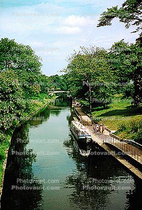 Canal, Regent Park, London, 1950s