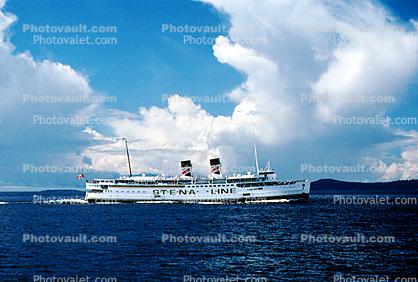 Stena Line Ferry boat, ferries, clouds, cumulonimbus cloud