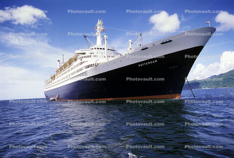 Bow, Cruiseship SS Rotterdam, IMO 5301019