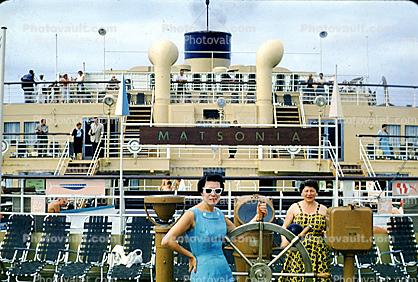 Steamship, Matsonia, Cruise Ship, IMO: 5229223, 1963, 1960s