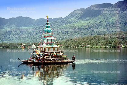 Lake Maninjau, Caldera Lake, West Sumatra, Indonesia