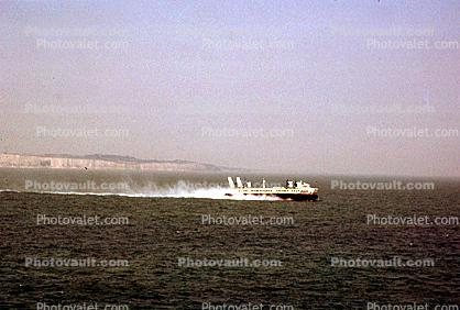 Hovercraft, White Cliffs of Dover, England, English Channel, Car Ferry, Ferryboat