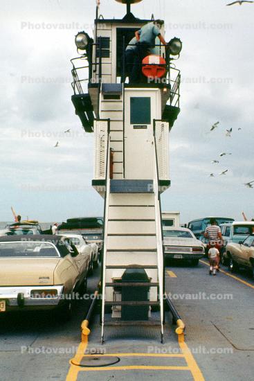 Car Ferry, Vehicle, automobile, Ferryboat, 1974, 1970s