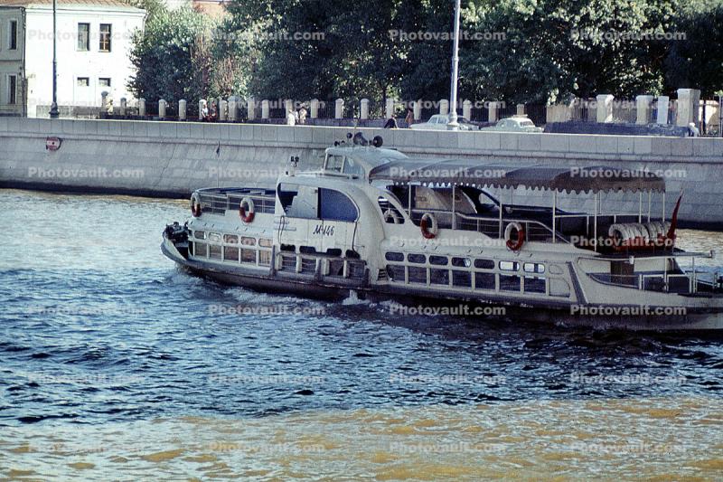 Excursion Boat, M-146, Moscow River, 1969, 1960s