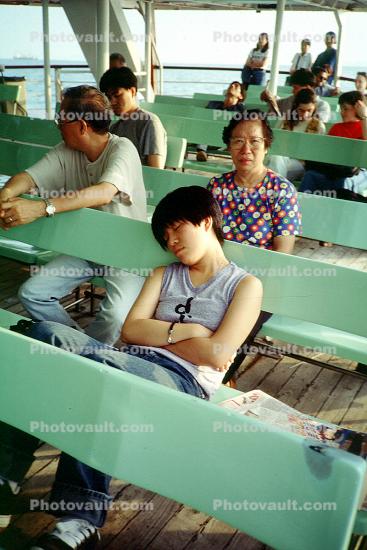 Sleeping Man on a Ferryboat