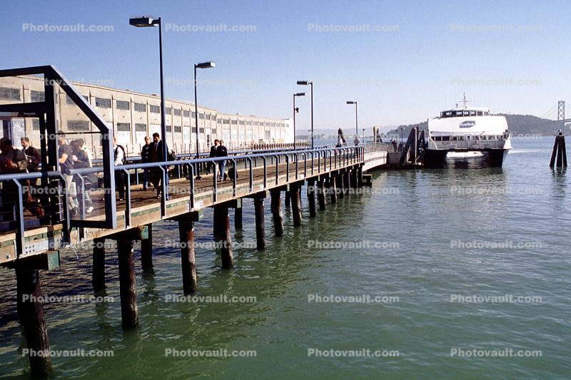 Pier, Passenger Ferry, Docked, Mare Island Ferry, Ferryboat