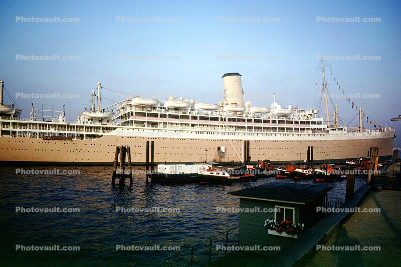 Rowboat, Dock, Hamburg Orion, 1963, 1960s