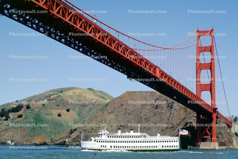 Golden Gate Bridge, Sightseeing Boat, Marin Headlands
