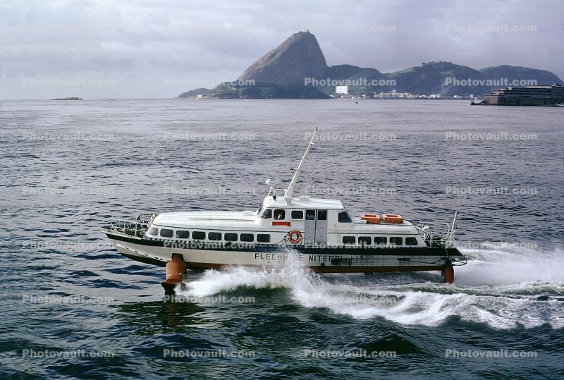 Hydrofoil, Rio de Janeiro, Ferry, Ferryboat, Hydroplaning