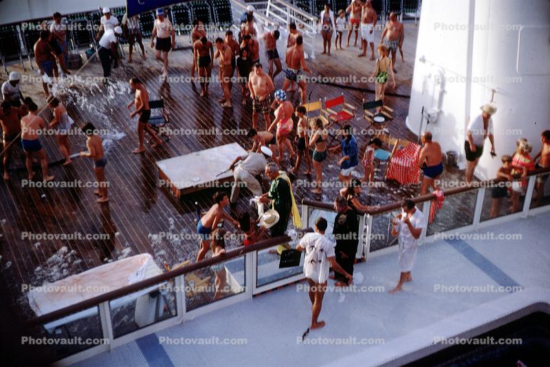 Crossing the Equator ritual, S.S. Brasil, 1968, 1960s