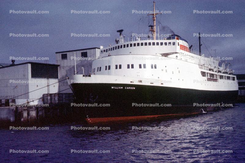 William Carson Ferryboat, New Foundland, Canada, 1960, 1960s