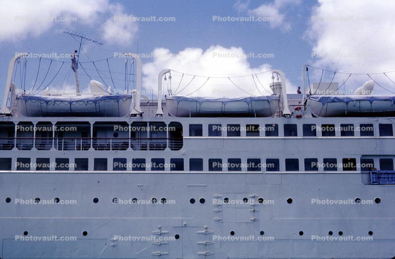 Bahama Star, Cruise Ship, Lifeboat, Davits, Cruise Ship, Ocean Liner