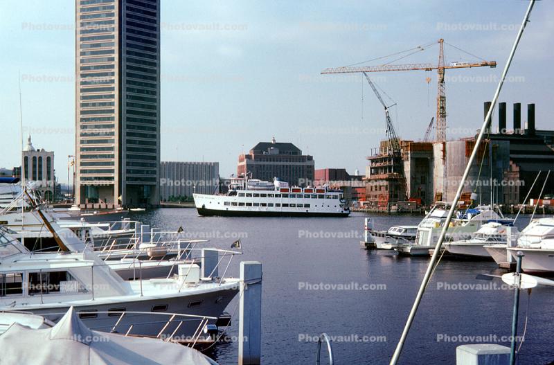 Inner Harbor, Waterfront, Port Welcome, note the new Aquarium being built