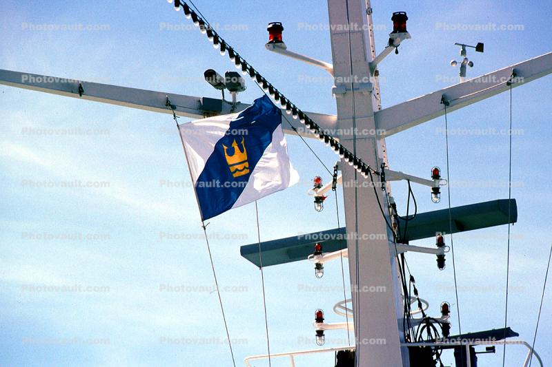 Mast, Crown Odyssey, Royal Cruise Line, IMO: 8506294
