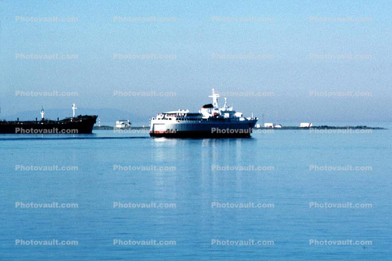 Black Ball Ferry Line, MV Coho arriving, car ferry, roro, ro-ro, Port Angeles Washington, IMO: 5076949