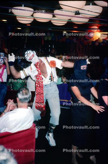 Clown, Costume Party, May 1980, 1980s