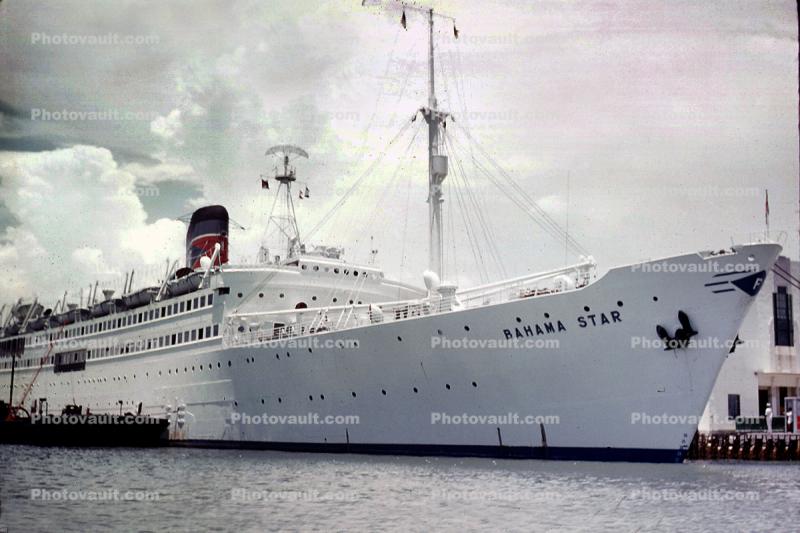 Bahama Star, Cruise Ship, Ocean Liner, August 1960, 1960s