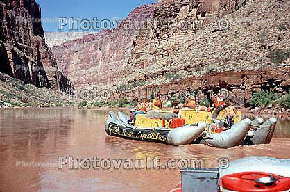 Western River Expeditions, River Rafting, Colorado River, July 1972, 1970s