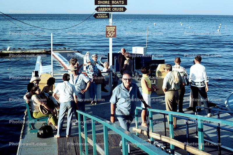Dock, Avalon Harbor, Catalina, 1968, 1960s