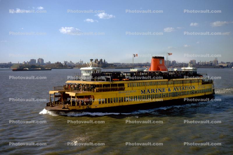 Staten Island Ferry on a Calm Day, Car Ferry, Ferryboat