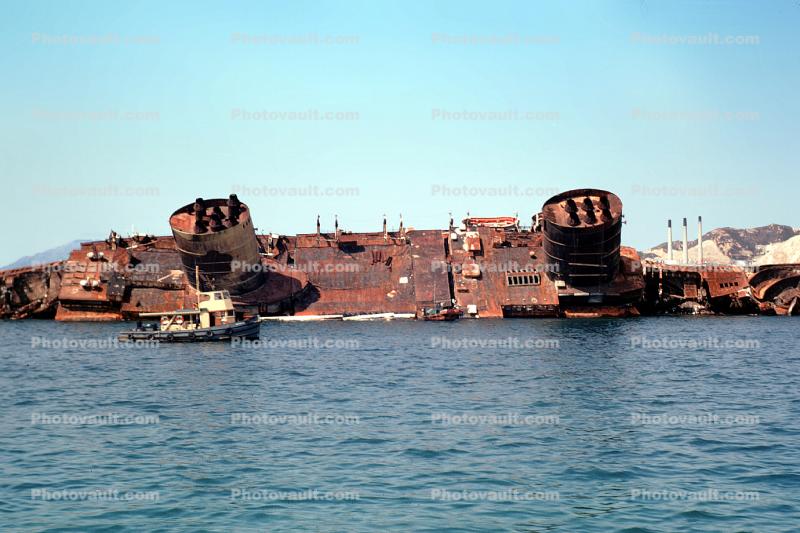 Rusty Sunken Ship