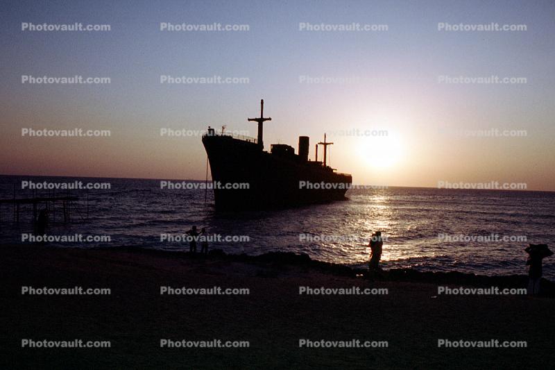 Greek Ship stranded, Kish Island, Hormozgan Province
