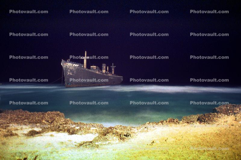 Greek Ship stranded, Kish Island, Hormozgan Province